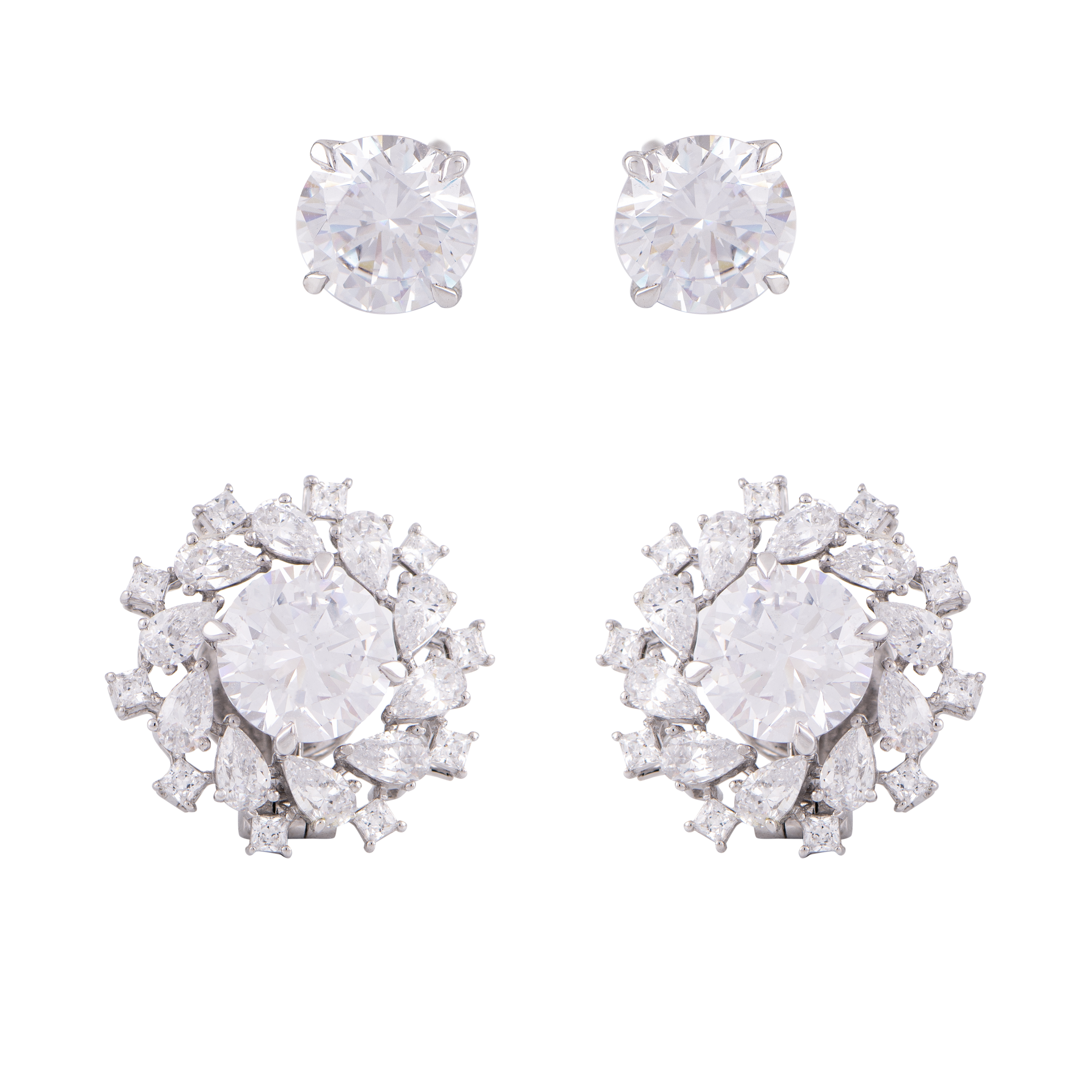 3 in 1 Fleur Studs